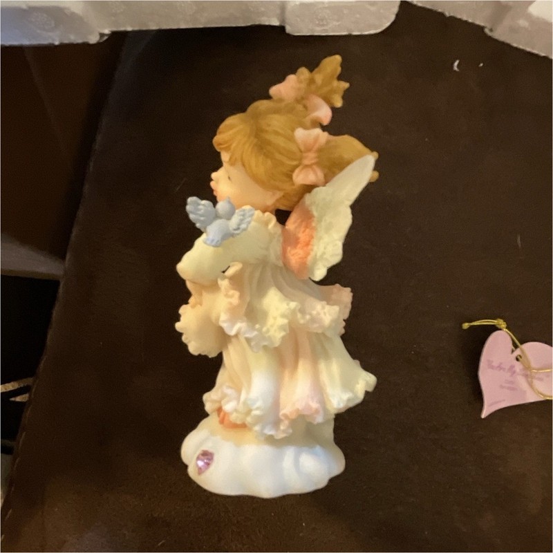 Roman, Inc. Loving Thoughts Cherubim Cherub Angel Resin Figurine, Boxed