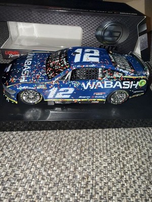 Elite 1:24 Blaney #12 Wabash 2024 Mustang CC Race Win Low Din Read Description.