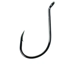 Eagle Claw Lazer Octopus Long Offset 6 Fishing Hooks - Pack of 50, Durable