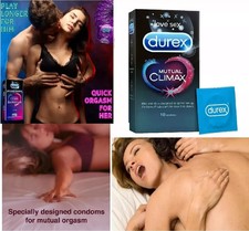 Durex Mutual Climax Condom for Men - 10 Count Pack of 3 free shipping