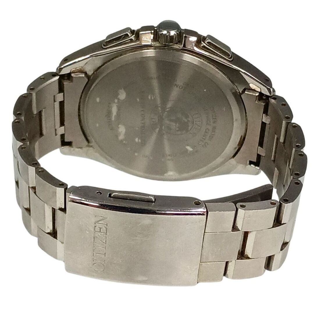 Citizen Atessa Eco Drive Solar Men’s Watch Silver Used From Japan image 6