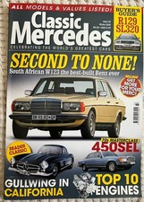 Mercedes Benz Classic Summer 2020 Issue 33 R129 Buyer Guide W123 450SL Gullwing