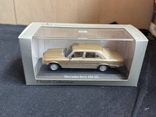 Minichamps 1/43 Mercedes 450 SEL Gold Metallic Diecast Model Used