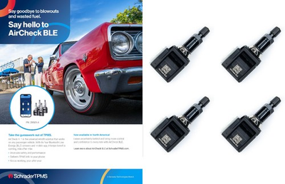 #ad Schrader AirCheck BLE Retrofit TPMS System 29501 4 Pack Black $167.49