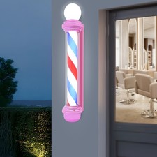 110V Barber Pole Light Barbershop Rotating Light Fixture Barber Pole Light Sign