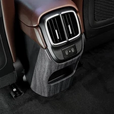 Matte Wood Grain Rear Air Condition Vent Outlet Cover Trim For Hyundai IONIQ 6