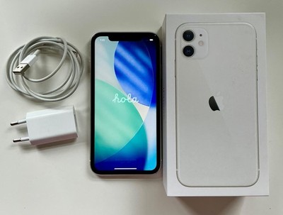 Apple iPhone 11  - 64GB - weiß (Ohne Simlock) (Dual-SIM) beschädigtes Gehäuse