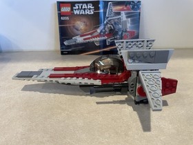 LEGO Star Wars: V-Wing Fighter (6205) W Clone Fighter Pilot And Manual COMPLETE