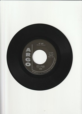 ''At Last'' / ''I Just Want To Make Love...''   Etta James on Argo ....Excellent