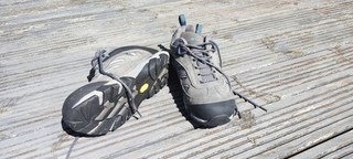 Mens Mountain Warehouse Grey Outdoor Waterproof Walking Shoe Size 8