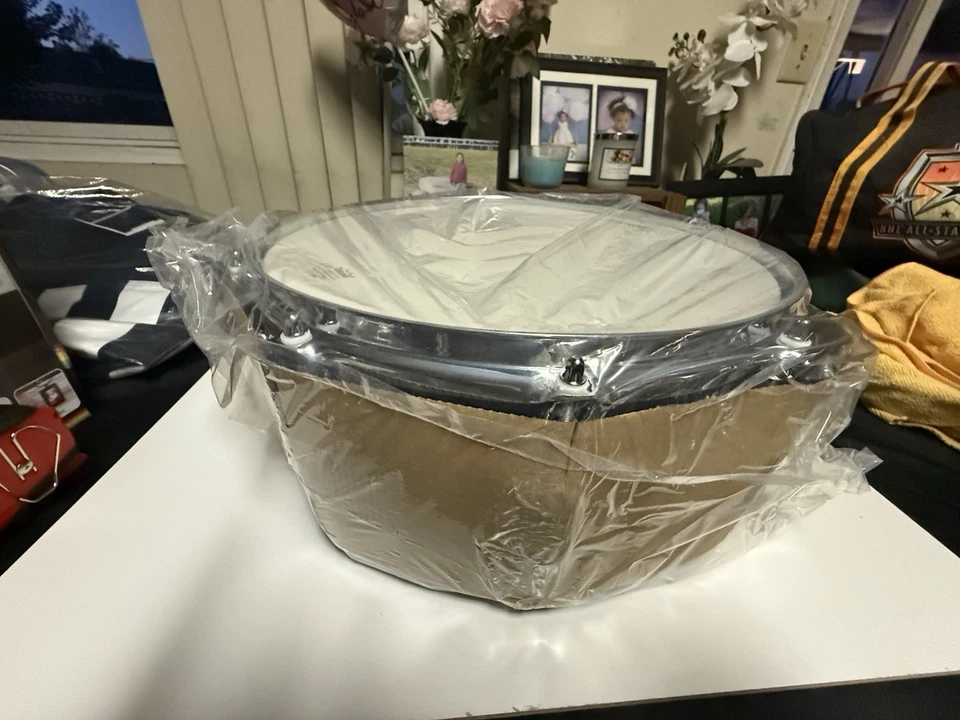 Sonor AQ2 14" x 6" Chrome Plated Titanium Quartz Snare Drum AQ2-1406-SDW-TQZ - Image 3 of 4