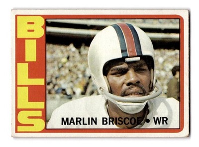 1972 Topps #30 Marlin Briscoe Buffalo Bills