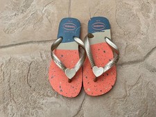 Havaianas Women's top chic open toe flip flops color nectar sz 7/8