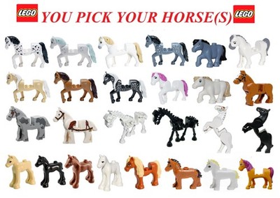   LEGO U Pick ''HORSES'' Animals Pets Friends Farm City Town Lot Bulk Minifigure