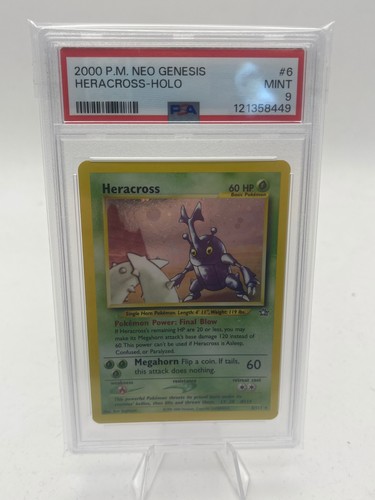 Heracross (Unlimited) graded PSA 9 for sale on eBay