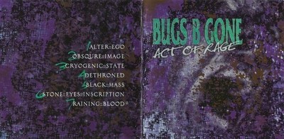 BUGS B GONE Act Of Rage org Arctic Serenades CD ACID REIGN SLAYER