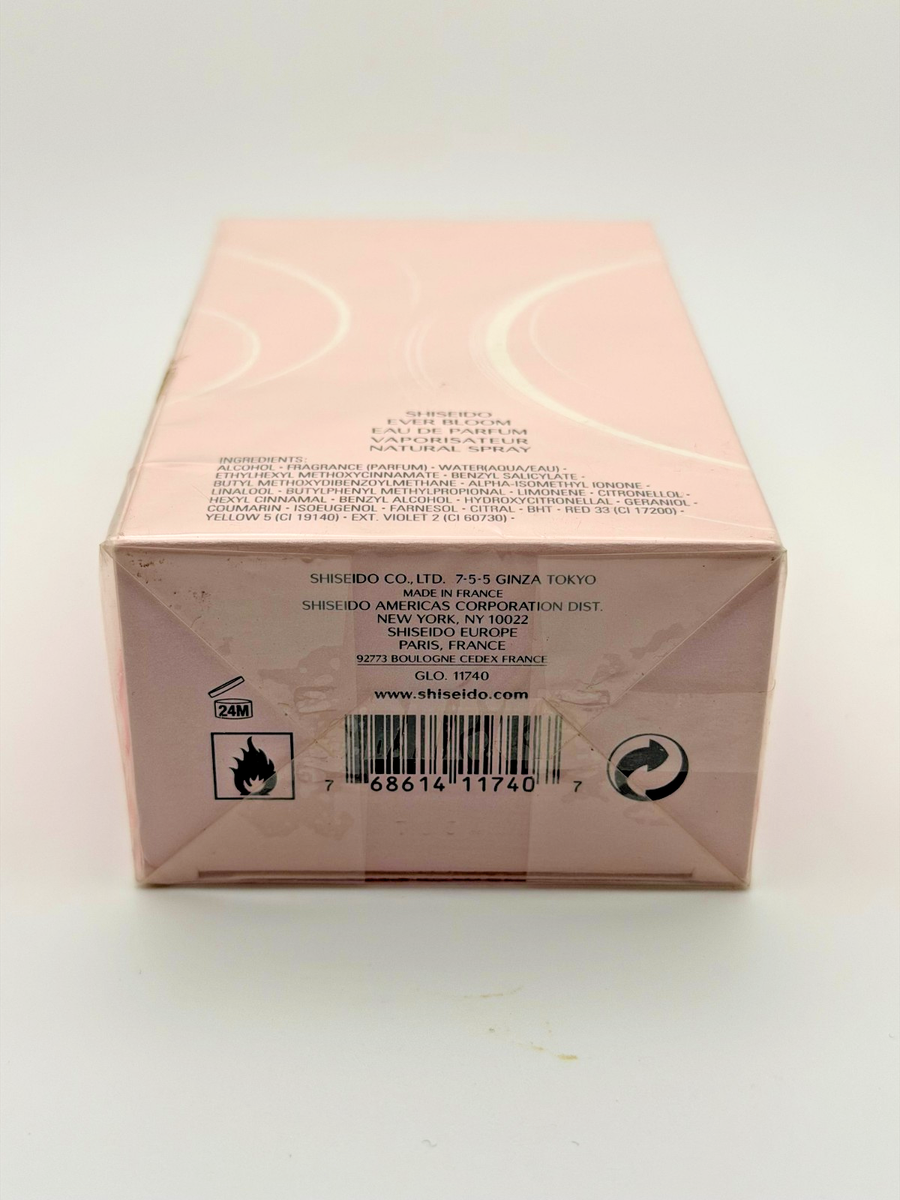 Shiseido Ever Bloom Eau De Parfum EDP 90ml/3oz Sealed Discontinued