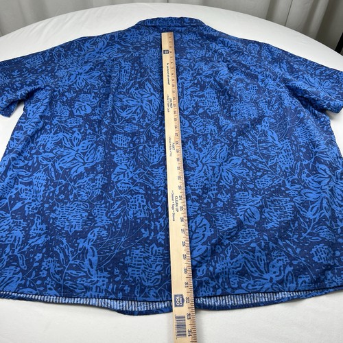 Oak Hill Hemd Herren 3XL Blau Cool and Dry Hawaii Tropical Camp Kurzarm - Bild 6 von 9