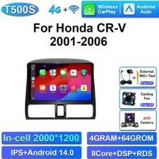 For Honda CR-V 2001-2006 Android Carplay Car Radio Multimedia Player Screen GPS
