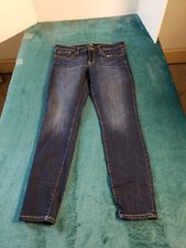 Gap Jeans Womens Blue Sz 26 Pants Mid Rise Ladies Jegging Stretch Denim Casual