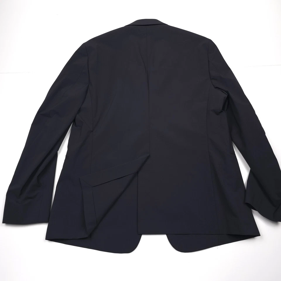 Chaqueta Blazer Theory Clinton Fuel Negra Rendimiento $445 Para Hombre Talla XL Foto 2 de 4