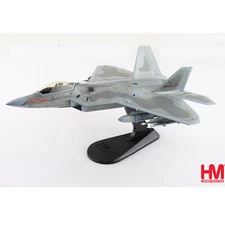 1:72 HM Lockheed F-22A Raptor USAF 412th TW CA, 1997 Fighter Diecast Plane Model