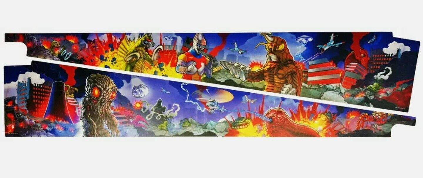 Godzilla Posters (Stern) - Pinball SideBlades™ - Retro Refurbs