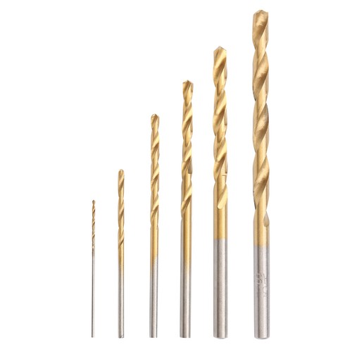 60Pcs Mini High Speed Steel Plating Straight Hand Twist Drill Bits Tool Great