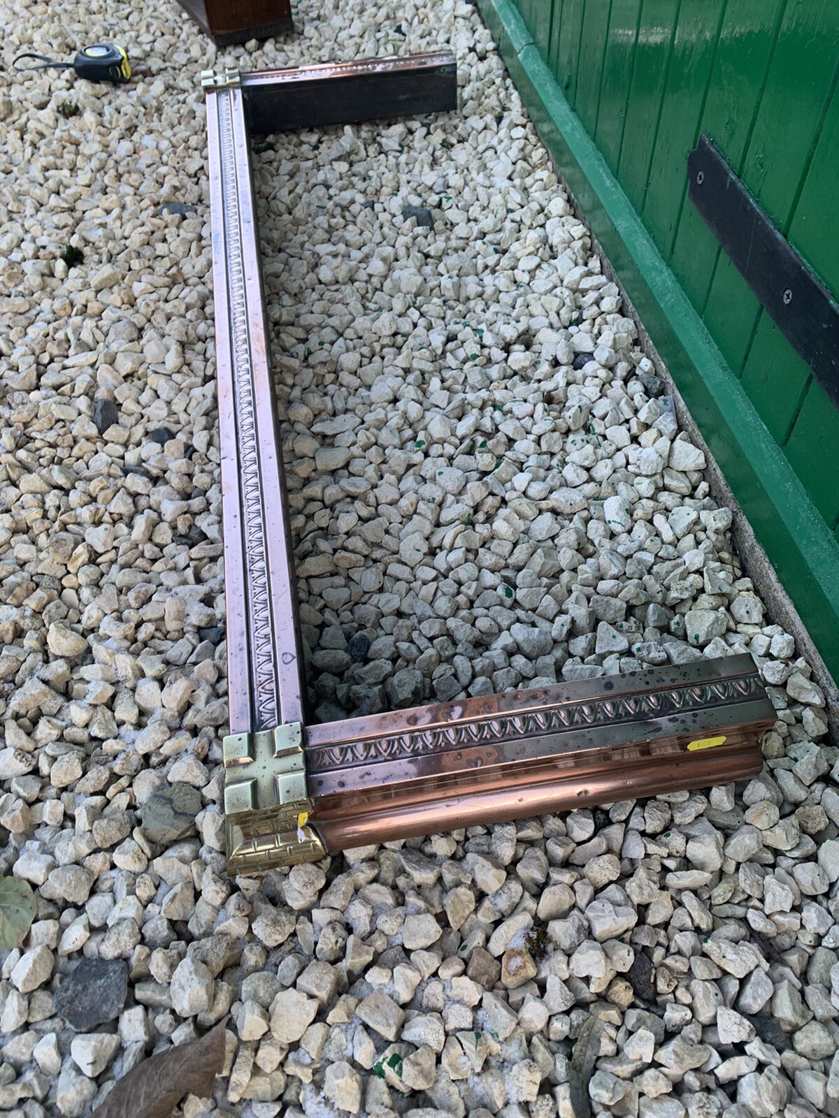 Stunning Arts And Crafts Antique Copper And Brass Fire Fender eBay