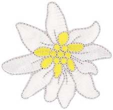 Edelweiss Edelweiss patch iron on patch applique 9410 chamois beard costume