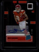 2022 Clearly Donruss #74 Skyy Moore Rated Rookie Autographs Red #/49