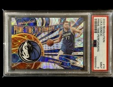 2022-23 PANINI REVOLUTION PRIME TIME PERFORMERS #25 LUKA DONCIC PSA 9