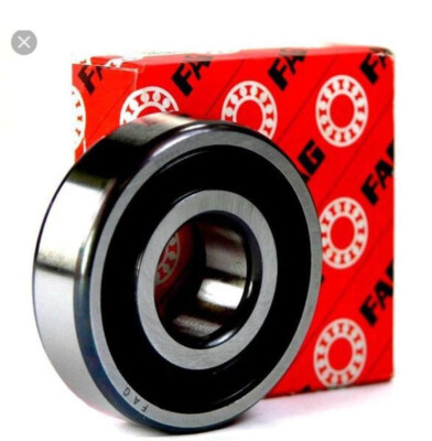 NEW 6303 2RS C3 FAG DEEP GROOVE BALL BEARING, RUBBER SEALED 17x47x14