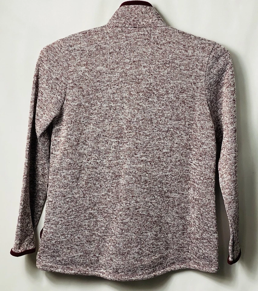 Stan Herman Women Purple Fleece Jacket Full Zip w/Pockets Size S - Image 3 of 3