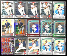 JACKSON HUMPHRIES 2025 Bowman CHROME 1ST PROSPECT - Cleveland Guardians Lot 15