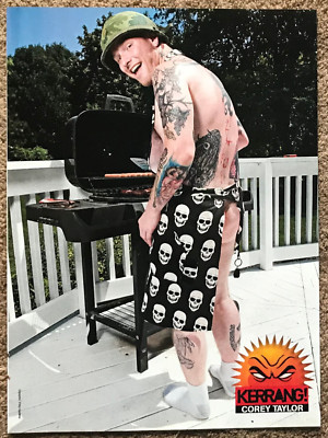 COREY TAYLOR - 2013 full page UK magazine poster SLIPKNOT STONE SOUR
