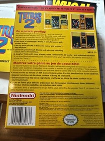 Tetris 2 (Nintendo NES-TS-CAN-1 W/ Box, USA Manual