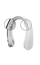 Neck Fan Portable Blade Free Hanging Neck Fan - 4000 mAh USB Rechargeable White.