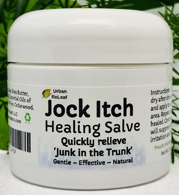 Urban ReLeaf Jock Itch Healing Salve! Junk in Trunk. Stops Itching, Rash, Bumps
