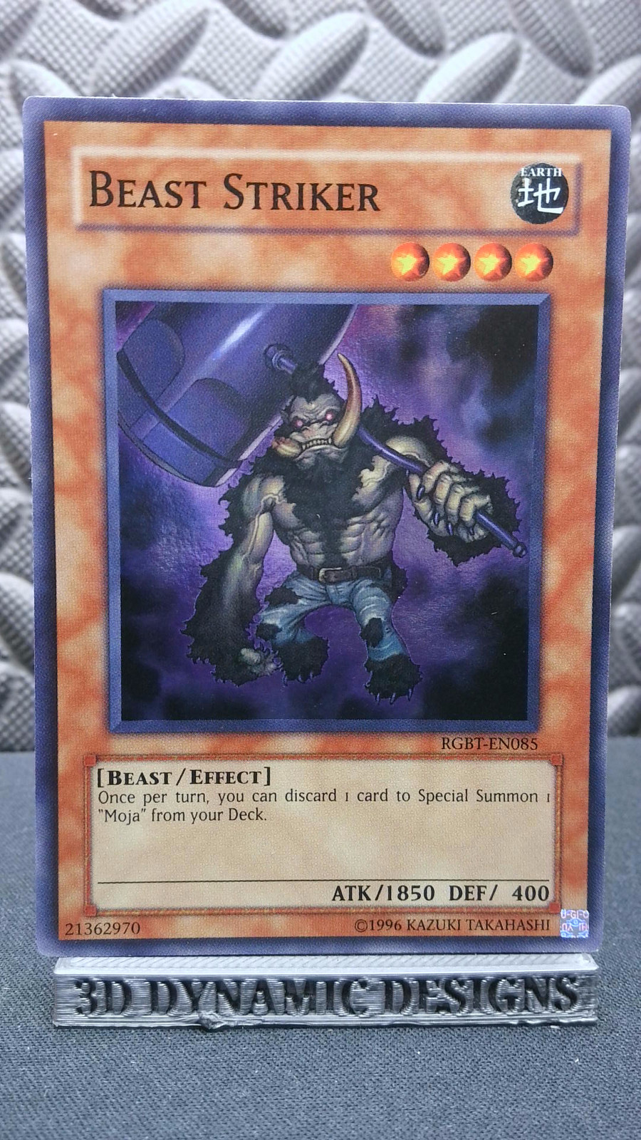 Beast Striker RGBT-EN085 YuGiOh Raging Battle trading card — raw and PSA graded price guide