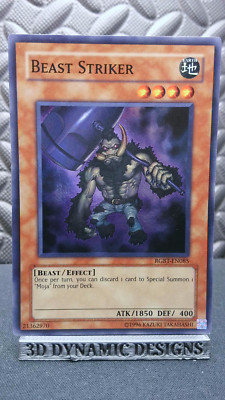 | Yugioh Beast Striker RGBT-EN085 Super Rare  Raging Battle  NM-   |