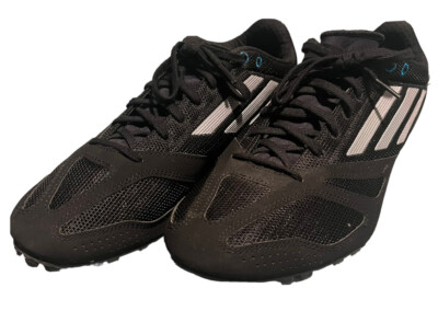Adidas Track Field Shoes Spiked Black Netted Men's Size 11 US
