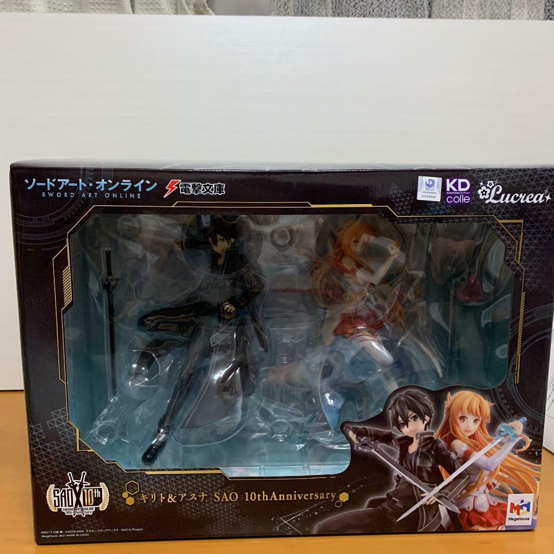 MegaHouse - 【新品・未開封】キリト＆アスナ SAO 10thAnniversary MegaHouse Sword Art Online 10th Anniversary Lucrea Kirito