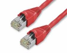 100'ft Cat6 RJ45 STP SSTP Shielded LAN Network ethernet Cable Copper Red UV