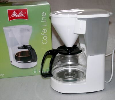 CM1216 EASY Kaffeemaschine Schwenk Filter 1x4 1,25L AUTO OFF Glaskanne 870W Weiß
