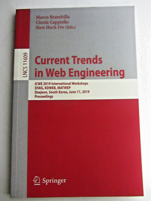 Current Trends in Web Engineering, ICWE 2010 Worksh... | 2019 | Zustand sehr gut