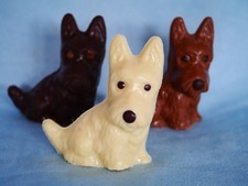 Hand made Belgian Chocolate Westie/Scottie Dog