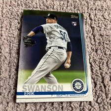 2019 Topps Update #US97 Erik Swanson RC Seattle Mariners Rookie