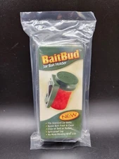 BaitBud Jar Bait Holder Holster Fishing Belt Clip Storage Container Fits Most