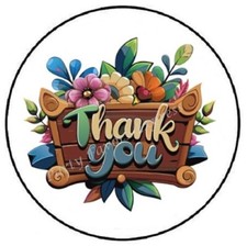 THANK YOU ENVELOPE SEALS LABELS STICKERS PARTY FAVORS